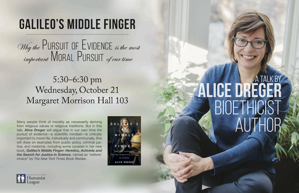 Alice Dreger – Galileo's Middle Finger Poster