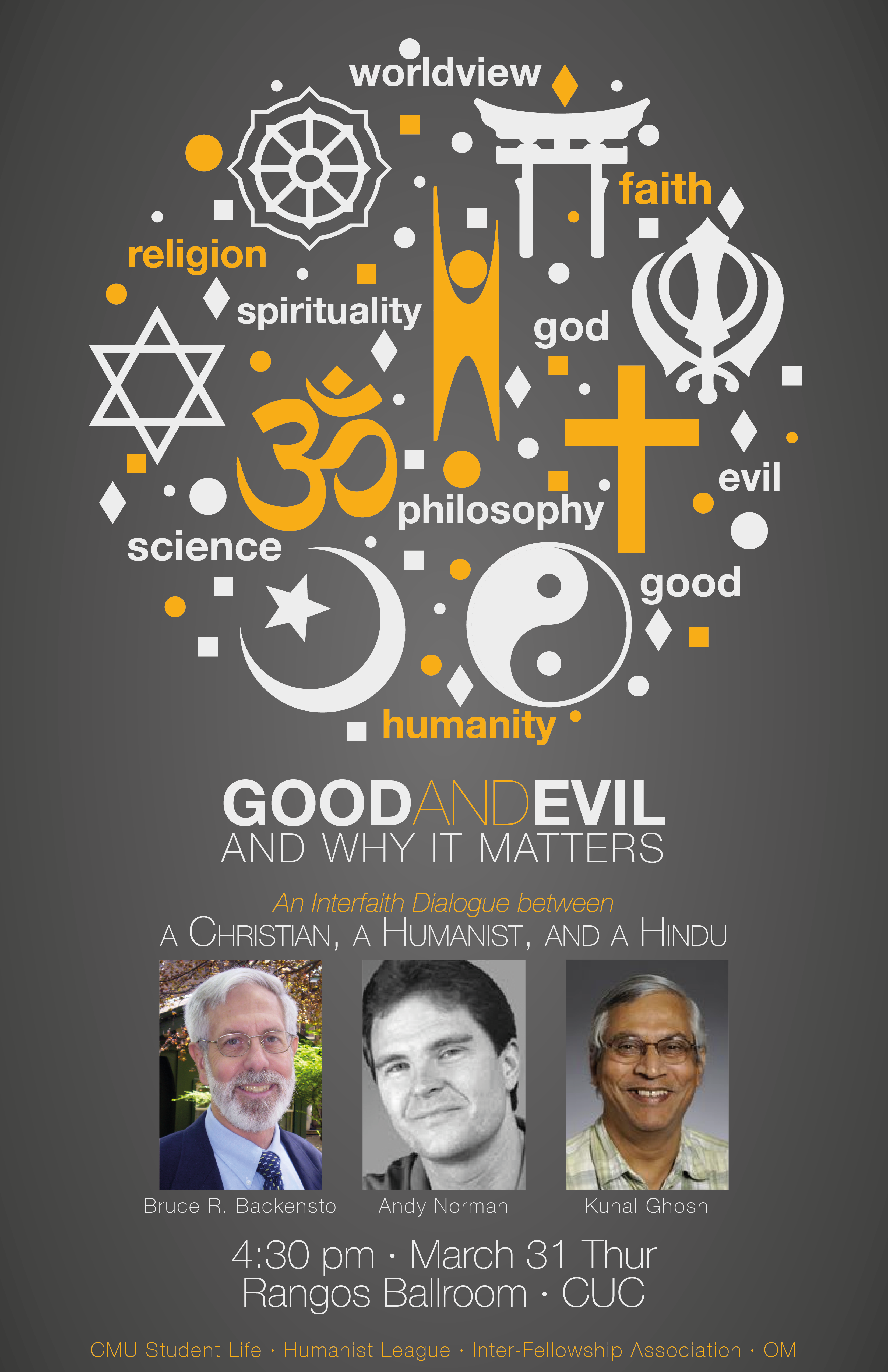 Interfaith Dialogue – Good and Evil Poster