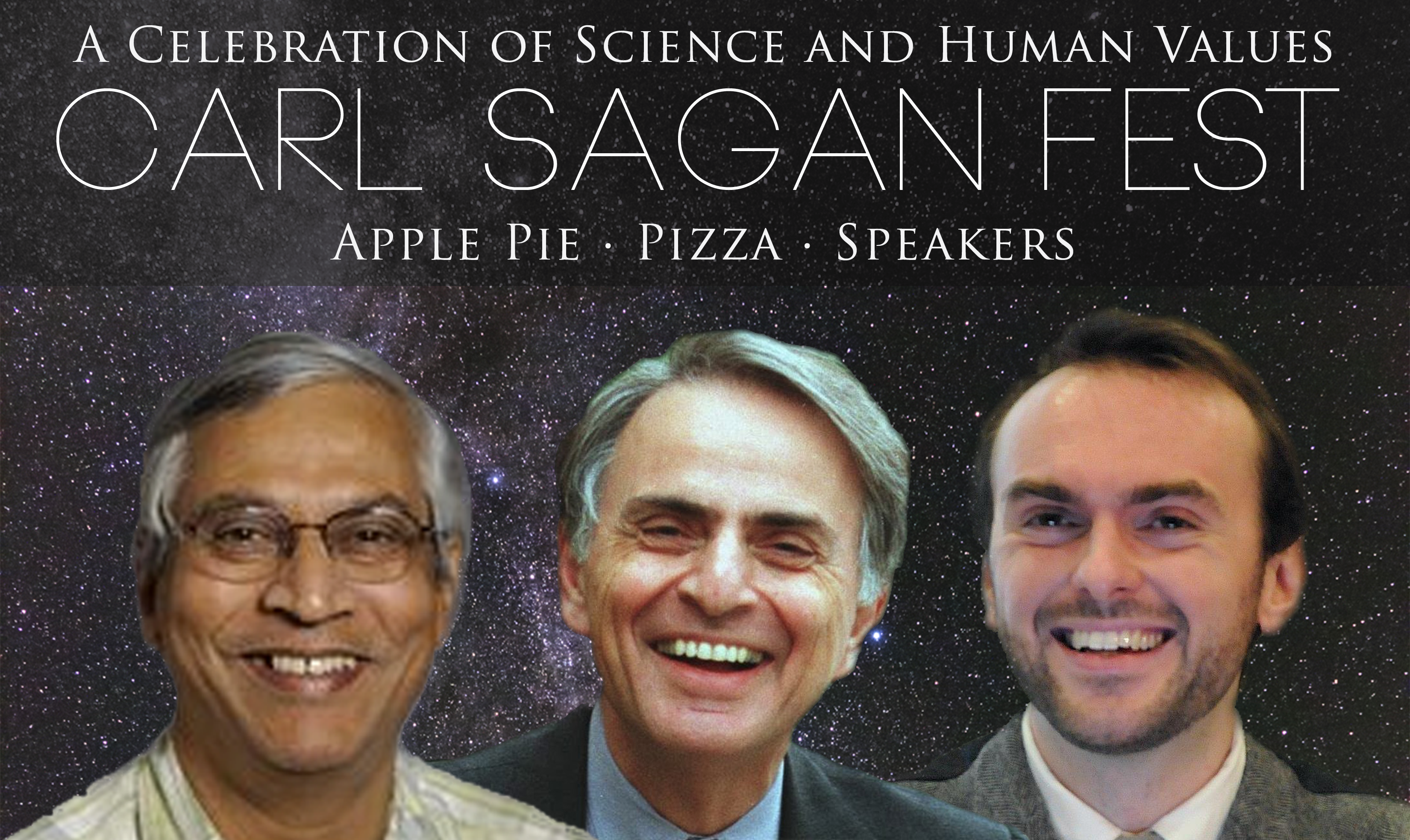 Carl Sagan Fest – A Celebration of Science and Human Values Banner