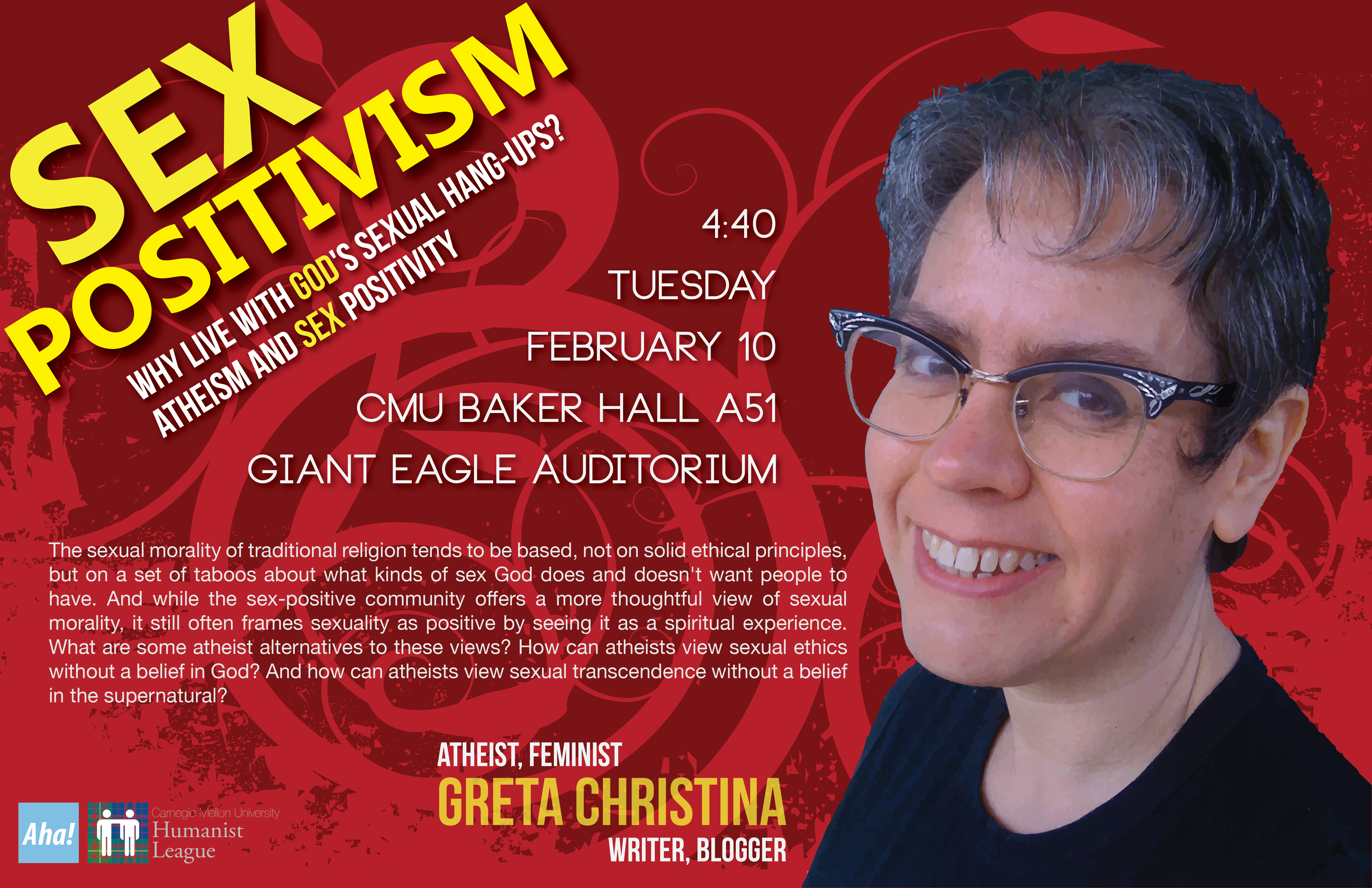 Greta Christina – Sex Positivism Poster