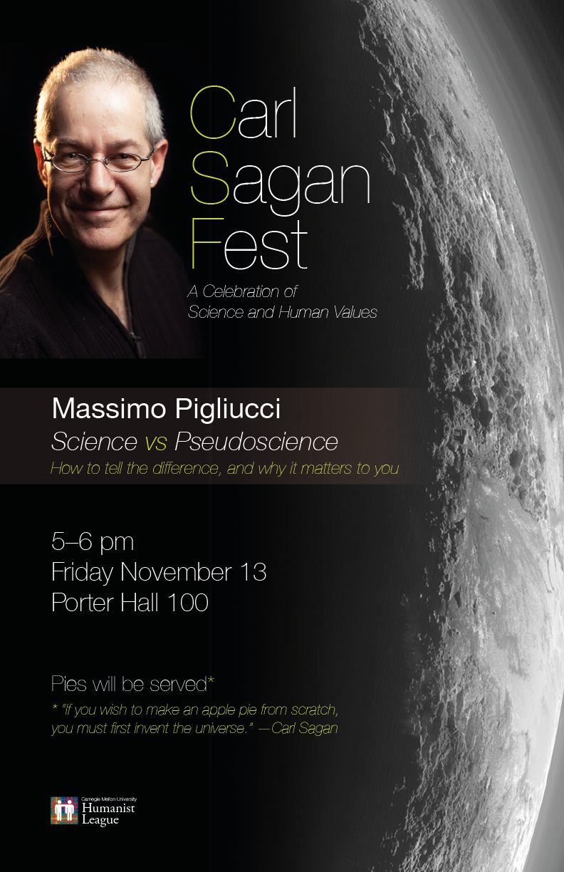 Carl Sagan Fest – Science vs. Pseudoscience Poster