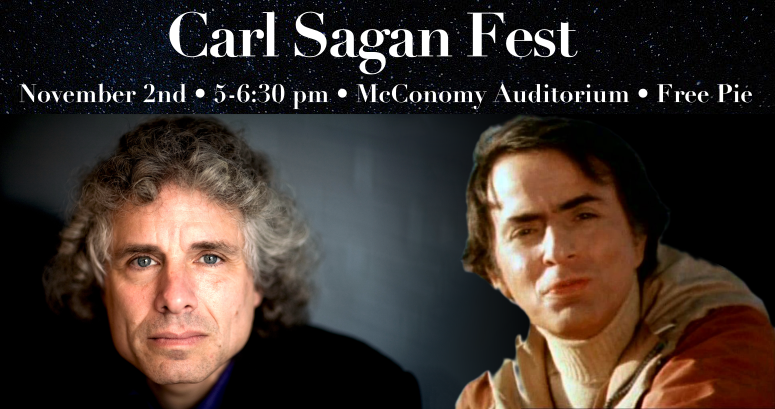 Carl Sagan Fest, featuring Steven Pinker Banner